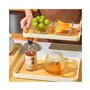 Table Basse Plateau Dim Sum Domestique rectangulaire, Assiette à dîner Commerciale, Imitation de Grain de Bois, Assiette de Barb