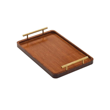 Table Basse Plateau rectangulaire en Bambou et Bois