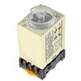 Shipenophy Relais temporisé ST3PA-B AC 220V Automatique Bouton de contrôle de temporisation Relais de temporisation de mise sous