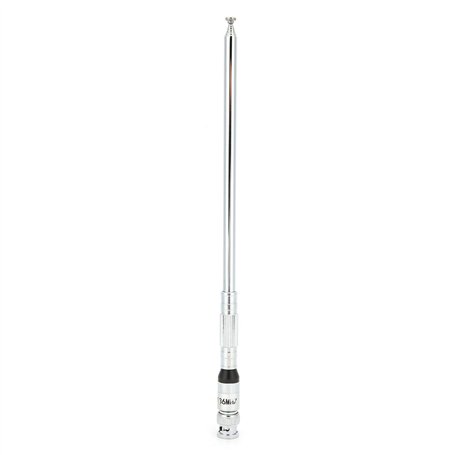 Antenne Télescopique BNC 118-136 MHz Antenne Radio VHF/UHF Antenne D'antenne de Voiture