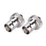 2 pièces SMA Femelle vers BNC Femelle Convertir Adaptateur Connecteur pour Applications Radio Fréquence