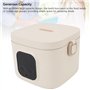 Boîte à lunch Bento, boîte à goûter, boîte à lunch électrique rechargeable 800 ml, chauffe-plats portable et boîte à lunch chauf