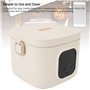 Boîte à lunch Bento, boîte à goûter, boîte à lunch électrique rechargeable 800 ml, chauffe-plats portable et boîte à lunch chauf