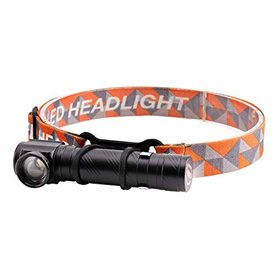 PUYUNA Lampe Frontale rechargeableLampe Frontale à LED Phare Anti-éblouissement Zoom Longue portée Charge USB Chasse en Plein ai