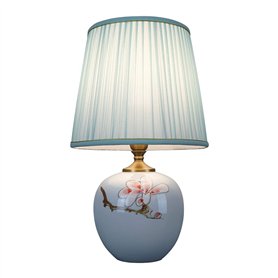 lampe de lampe de table pour le bureau de style chinois lampe de table en céramique décoration décoration lampe de chambre à cou