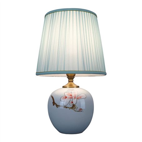 lampe de lampe de table pour le bureau de style chinois lampe de table en céramique décoration décoration lampe de chambre à cou