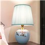 lampe de lampe de table pour le bureau de style chinois lampe de table en céramique décoration décoration lampe de chambre à cou
