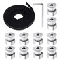 Lfang-Poulies de synchronisation Gt2 Poulie de courroie de synchronisation 10pcs 5mm 20 Dents Timing Poulie Timing Roue et GT2 5