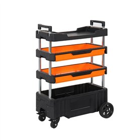 LICONG-2020 Boîte à Outils Chariot de Service Pliable
