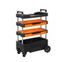 LICONG-2020 Boîte à Outils Chariot de Service Pliable