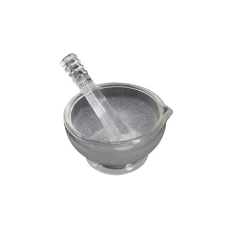 Mortier Pilon Cuisine Ensemble de bols avec pilon et mortiers en verre massif de 60 mm