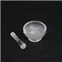 Mortier Pilon Cuisine Ensemble de bols avec pilon et mortiers en verre massif de 60 mm, outil de broyage