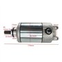 Démarreur Électrique Moteur De Démarreur pour Suzuki Ltz400 Drz400 LTZ 400 LT-Z400, pour Kawasaki KFX KSF 21163-S004 ATV 9T Déma