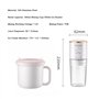 SONGYL-20249 Machine à Glace Machine à crème glacée multifonctionnelle Domestique Refroidisseur de jus électrique Portable Tasse