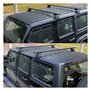 OZCCH Barres de toit compatibles avec Jeep Wrangler JK 4 portes (2008-2017) – Barres transversales silencieuses en aluminium | S
