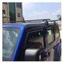 OZCCH Barres de toit compatibles avec Jeep Wrangler JK 4 portes (2008-2017) – Barres transversales silencieuses en aluminium | S