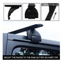 OZCCH Barres de toit compatibles avec Jeep Wrangler JK 4 portes (2008-2017) – Barres transversales silencieuses en aluminium | S