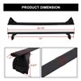 OZCCH Barres de toit compatibles avec Jeep Wrangler JK 4 portes (2008-2017) – Barres transversales silencieuses en aluminium | S