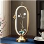 RVHAOODI Lampe de Table pour Le Bureau de Bureau Clair Style Chinois cuivre Lampe de Table Art Moderne Lampe de Chambre à Couche