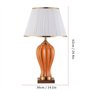 lampe de lampe de table pour bureau chinois en céramique table lampe de vie de salon décoration rétro décor lampe de bureau de b