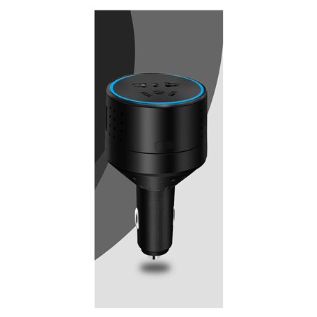 Convertisseur Tension Pur Sinus Onduleur Voiture 100W 12V 24V DC À 110V 220V AV Adaptateur d'alimentation Automatique USB QC3.0