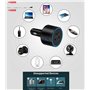 Convertisseur Tension Pur Sinus Onduleur Voiture 100W 12V 24V DC À 110V 220V AV Adaptateur d'alimentation Automatique USB QC3.0 