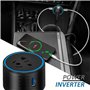Convertisseur Tension Pur Sinus Onduleur Voiture 100W 12V 24V DC À 110V 220V AV Adaptateur d'alimentation Automatique USB QC3.0 