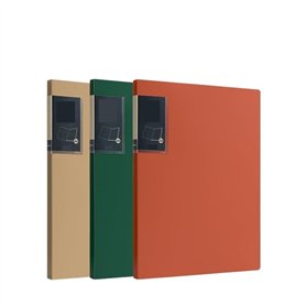 Dossier de fichiers Lot de 3 chemises A4 avec inserts transparents