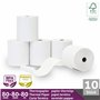 Rouleaux thermiques 80mm x 80m x 12mm – Bobine papier thermique pour caisse enregistreuse avec imprimante de ticket - Rouleau th