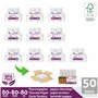 Rouleaux thermiques 80mm x 80m x 12mm – Bobine papier thermique pour caisse enregistreuse avec imprimante de ticket - Rouleau th