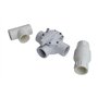 SPIRATO Kit solaire pour piscine avec valve 3 voies + pièce en T + clapet anti-retour Bypass pour chauffage solaire avec raccord