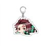 SUJEBRAN 10 Ghost Slayers Porte Clef Anime Figurine Accessoires Cos Jouet Ghost Slayers Keychain Cute Bag Pendentifs