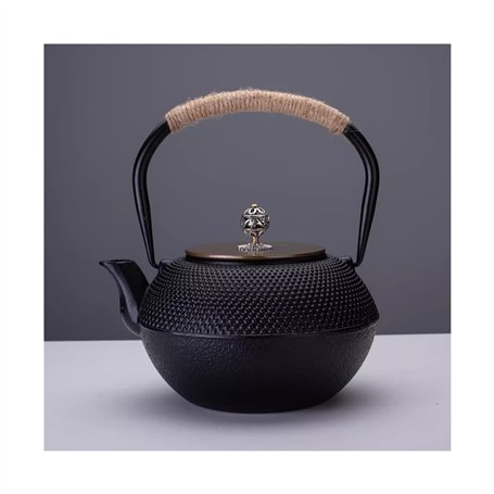 théière Bouilloire en fer for faire bouillir de l'eau Bouilloire en fonte for préparer du thé Dédiée à l'eau et à l'électricité