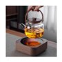 ZENGXJYCQINGJIANG théière Théière en Verre de Grande capacité, Petite cuisinière électrique en céramique, Ensemble de théière Do