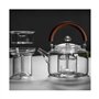 NexaGeniX theiere Théière Domestique à Vapeur, Double Pot intérieur en Verre épais résistant aux Hautes températures for prépare