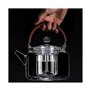 NexaGeniX theiere Théière Domestique à Vapeur, Double Pot intérieur en Verre épais résistant aux Hautes températures for prépare