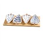 Zhaoj24-05 Épices Assiette à fruits et bonbons créative en forme de feuille