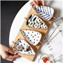 assiette à collation domestique compartimentée