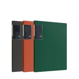 FZL02068LM Dossier de fichiers Lot de 3 Chemises A4 avec Inserts Transparents
