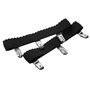 Xuyuehengqdd 1 paire de porte-jarretelles élastiques antidérapantes, avec clips de muselière en métal antidérapants, pour filles