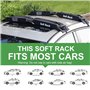 2 Pièces Barre de Toit pour BMW 520i 520d 520e 530i 530d 530e 540i 540d 545e M550i M5, Montage Rapide Porte Bagage Voiture Galer
