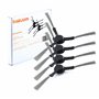BAKUUM Lot de 4 brosses