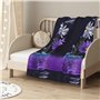 MLMNBVC Couverture de voyage confortable en flanelle pour canapé et canapé, 76,2 x 101,6 cm, couverture de bureau d'été pour cha