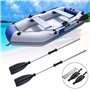 Beenle-Icey Pagaie Double Kayak,Pagaies Bateau Démontables, Pagaies de Kayak,Pagaies en Aluminium 128-230cm pour Canoë Kayak Bat