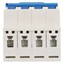 Disjoncteur miniature AC, DZ47‑63 C63 400V/63a Disjoncteur de courant à isolateur 4 pôles Disjoncteur à montage sur rail DIN Com