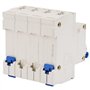 Disjoncteur miniature AC, DZ47‑63 C63 400V/63a Disjoncteur de courant à isolateur 4 pôles Disjoncteur à montage sur rail DIN Com