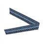 Bandeau bleu polynésien maori tribal imprimé tendance et confortable pour accessoires de vêtements d'entraînement élégants