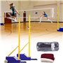 Poteaux de badminton/volley-ball pour jardin