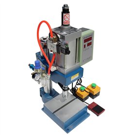 Poinçonneuse pneumatique à colonne simple – Presse verticale robuste pour rivetage de haute précision