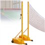 Poteaux de volley-ball pour jardin avec roulettes